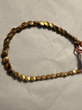 Boho Brass Tone Beaded Adjustable Bracelet Multicolor Cord Tassel Handmade Style